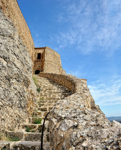 西班牙莫雷拉镇的旧城堡。