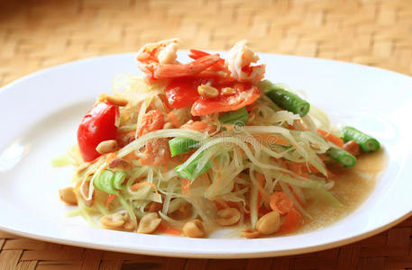 青木瓜沙拉泰国菜