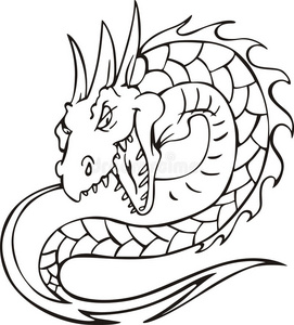 龙蛇图片-龙蛇素材-龙蛇插画-摄图新视界