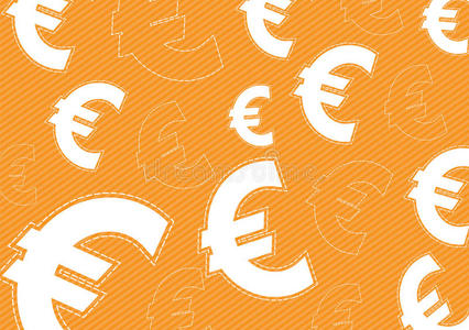 欧元货币背景设计