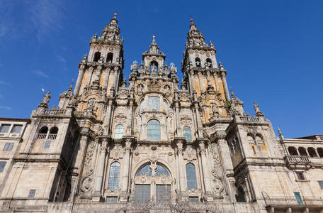西班牙圣地亚哥德孔波斯特拉大教堂