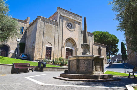 圣弗朗西斯科教堂。塔奎尼亚。拉齐奥。意大利。