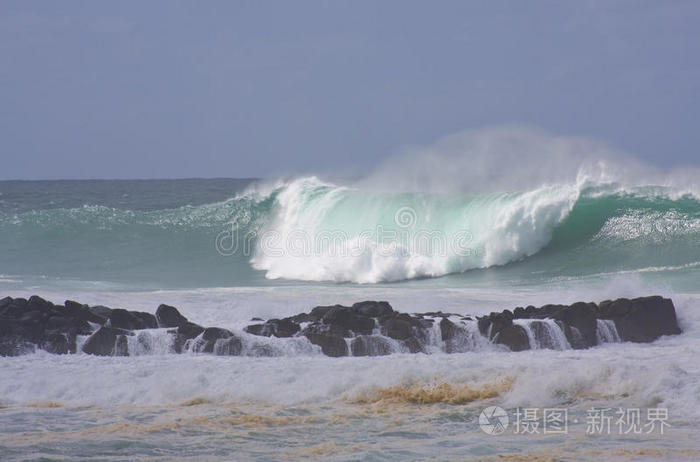 大浪，夏威夷瓦胡岛北岸