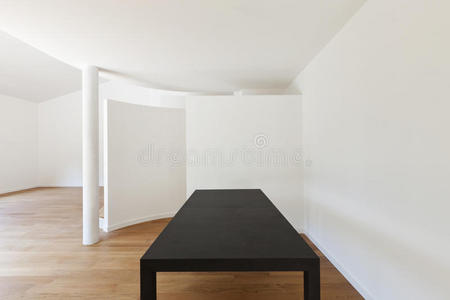 公寓 地板 硬木 阁楼 房子 镶木地板 桌子 美丽的 天花板