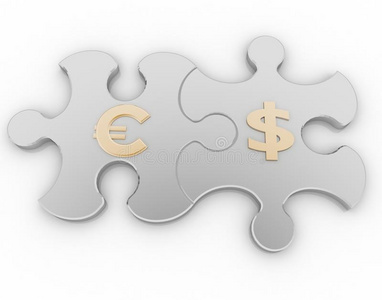 欧元和美元符号的两个谜题
