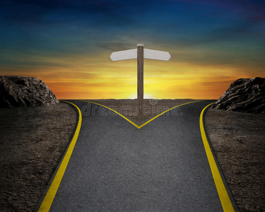 人生岔路口图片