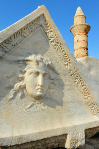 凯撒利亚的古罗马雕塑
