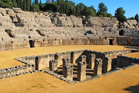 罗马圆形剧场遗址，意大利，塞维利亚，西班牙。