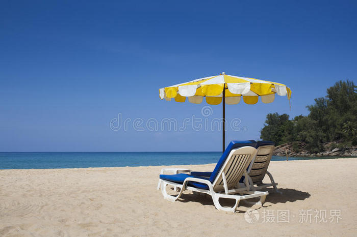 下载小样发票合同问题/举报海波景观海边热带海滩上的棕榈树沙滩椅和