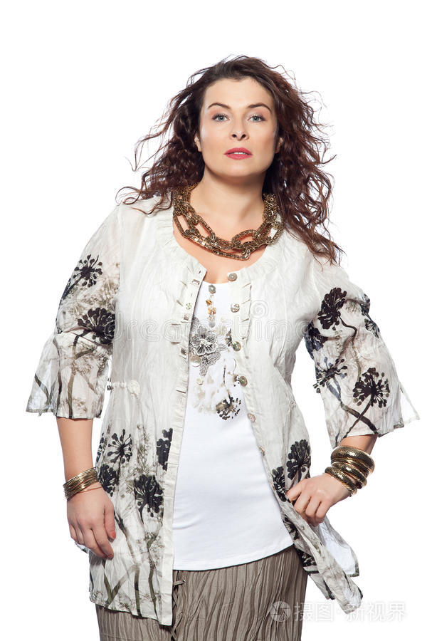 大块头白种女人春夏时装