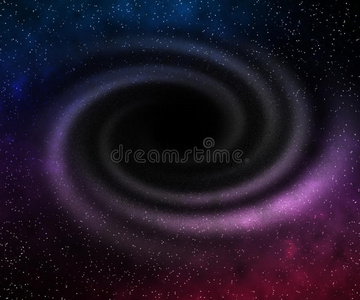 太空黑洞紫罗兰图片