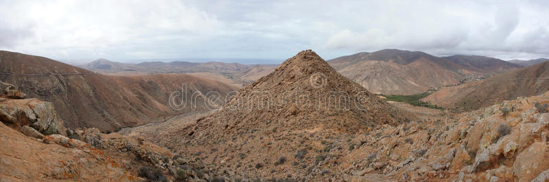 火山山全景图，fuerteventura