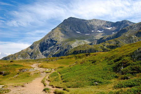 山景。法国阿尔卑斯山