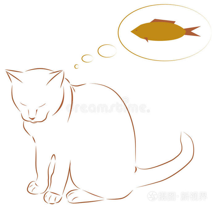 猫梦见鱼