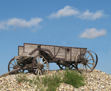 旧的马车分离图片