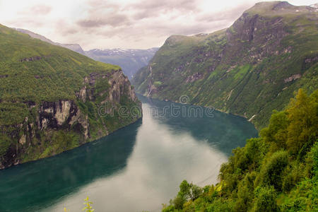 geiranger峡湾风景区