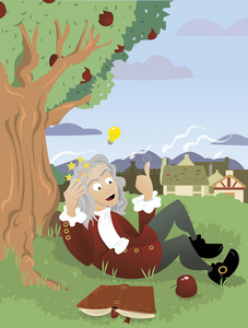 牛顿艾萨克牛顿照片