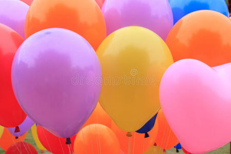 彩色有趣的气球