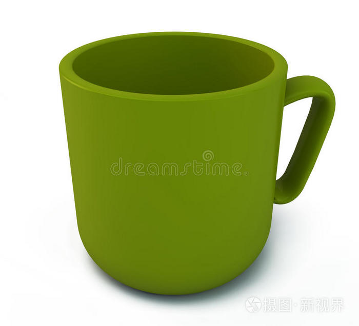 绿色杯子