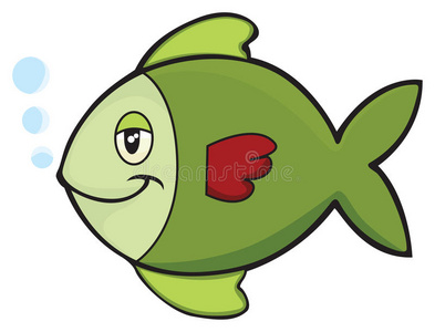 青鱼手绘-青鱼卡通图-摄图新视界