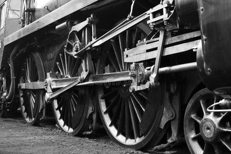蒸汽火车车轮图片大全