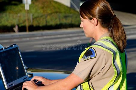 女警官摄影图 女警官图片大全 女警官照片 摄图新视界