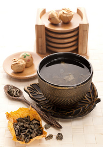亚洲干绿茶茶具