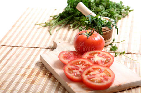 西红柿和香菜