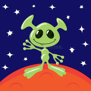 火星陨石火星上的外星人照片