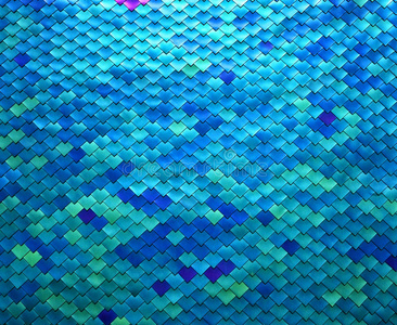 彩色金属鳞设计鳞黑色和白色的无缝模式无缝的几何图案,在"鱼鳞"设计