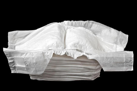 堆栈的尿布图片