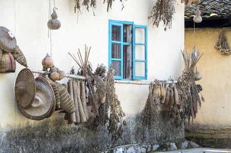 中国水果中国的干草水果农舍照片