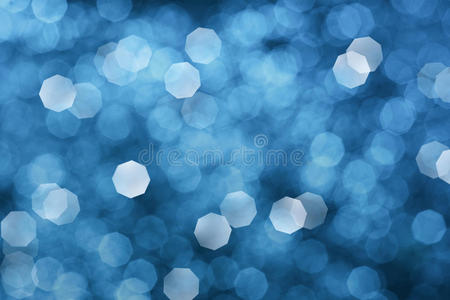 抽象的蓝色圣诞背景