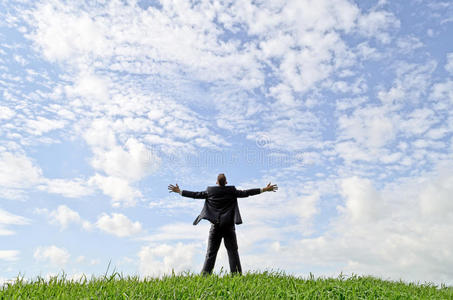 活着武器快乐的商人照片