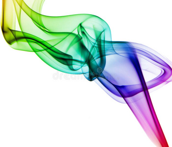 曲线 动态 艺术 运动 要素 颜色 空气 彩虹 插图
