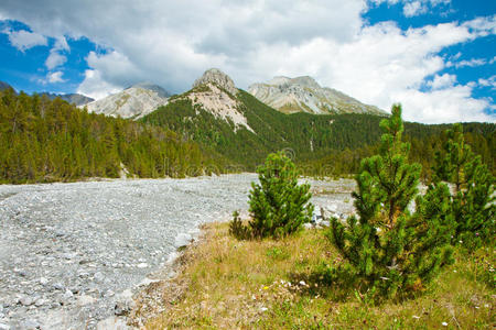 瑞士克劳森帕斯风景