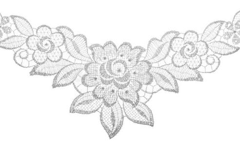 白色花边图片-白色花边素材-白色花边插画-摄图新视界