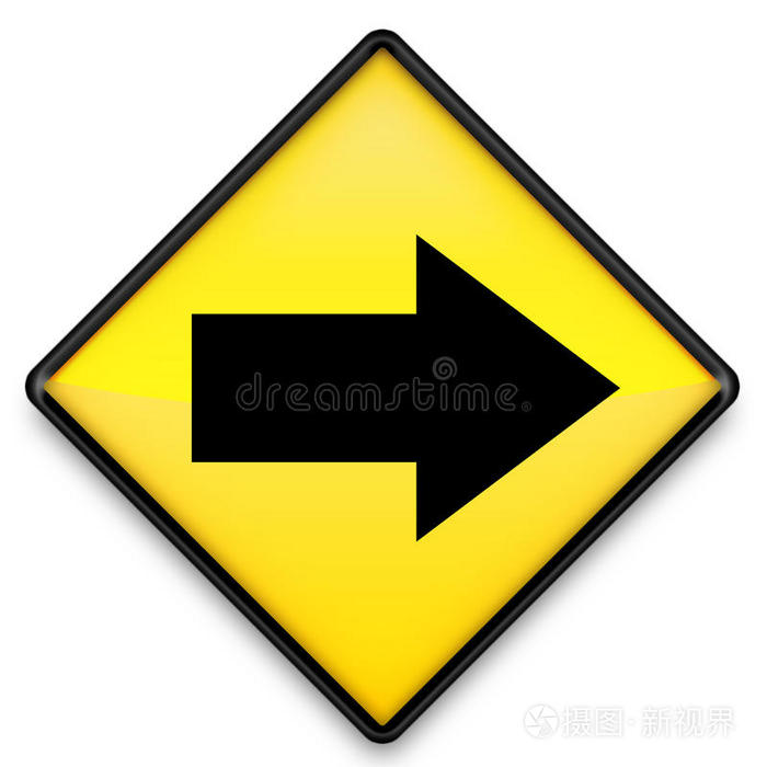 标志指挥所路路标方向标志路标标志牌方向箭头标志自行车道路标线亚洲