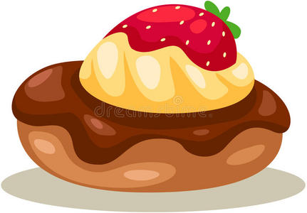 草莓巧克力甜甜圈