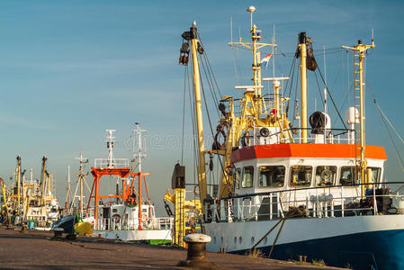 荷兰的渔船