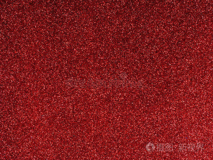 红色闪烁的圣诞节或节日背景