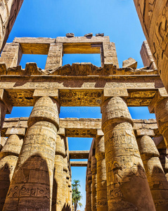 埃及卡纳克神庙古遗址图片