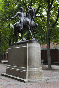 聚会 马萨诸塞州 英国 波士顿 美国 纪念碑 保罗 建筑学