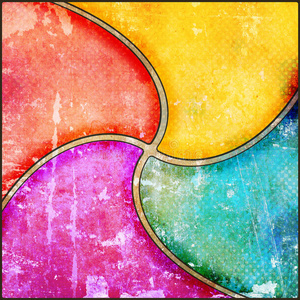 圆形色块背景图片