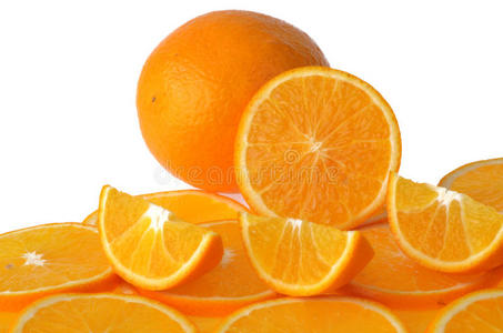 白底橘子片
