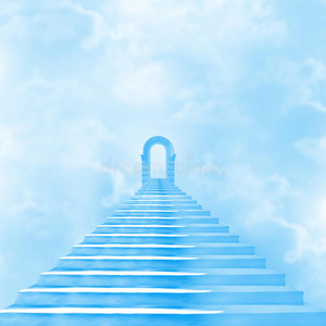 通往天堂的阶梯图片