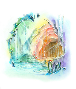 石英水晶神秘洞穴探险
