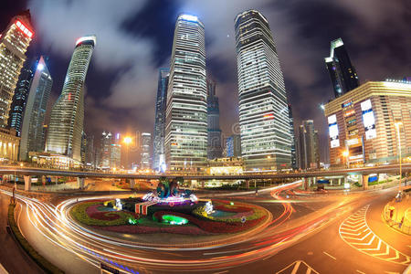 上海市区夜景