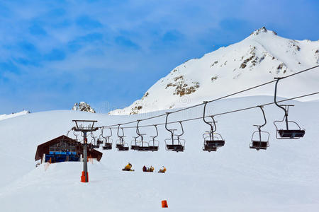 奥地利索尔登山地滑雪场