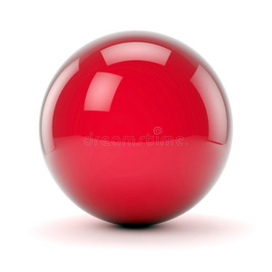 美丽的红色球体